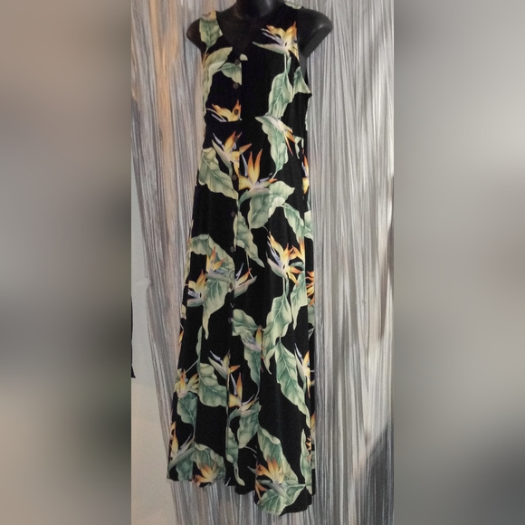 Paradise Found maxi dress in Birds of Paradise print Medium Hawaiian print dress - Picture 4 of 15